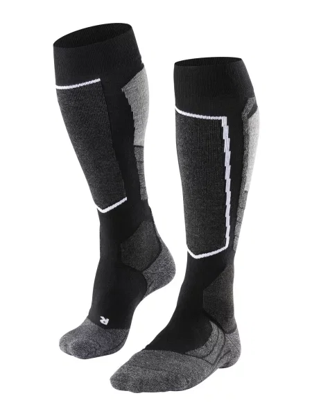 FALKE Șosete sport gri grafit / gri deschis negru