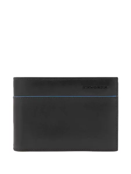 Portofel Piquadro cu autograf negru
