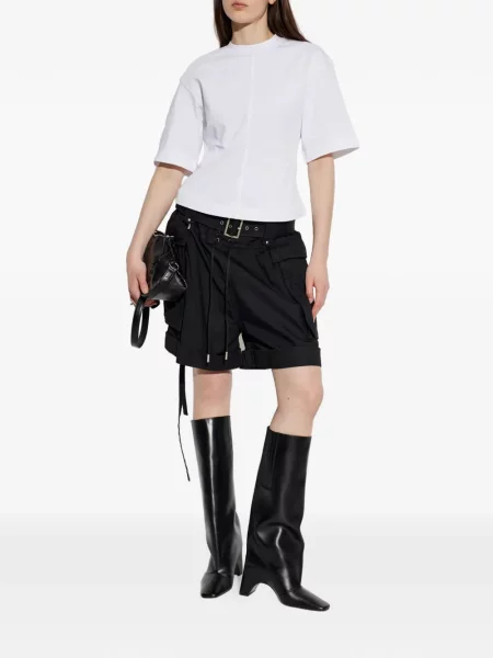 Scurt tricou Samsøe Samsøe alb