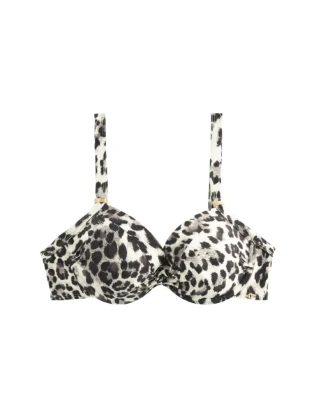 Next Bikini felső szürke fehér