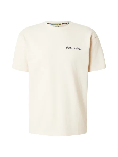 SCOTCH & SODA Majica svetlo bež črna