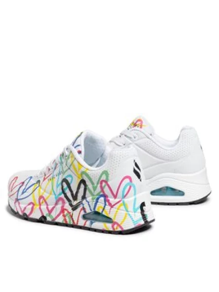 Tenisice Skechers Uno Spread The Love bijela