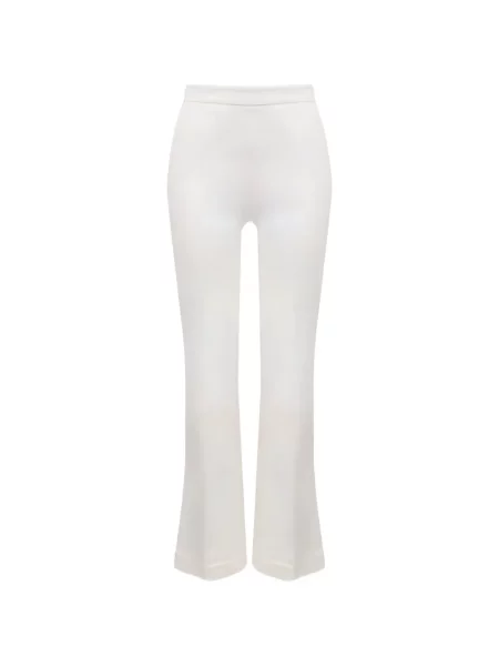 Pantaloni Simkhai evazate alb