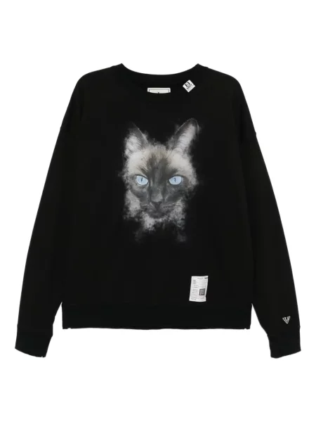 Hanorac Maison Mihara Yasuhiro cu imagine negru