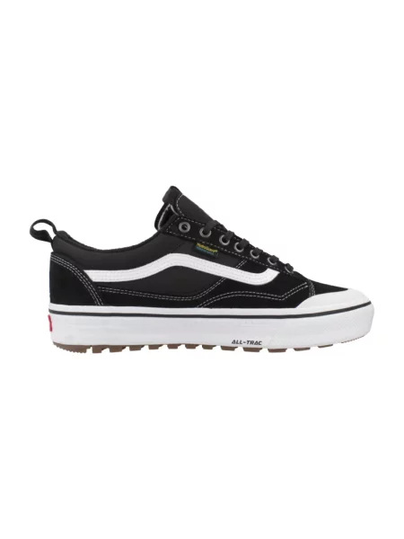 Ocieplane sneakersy Vans Old Skool skórzane czarne