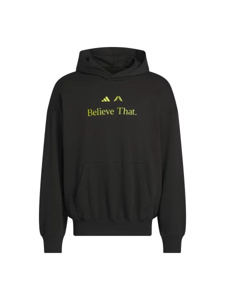 ADIDAS ORIGINALS Μπλούζα φούτερ Anthony Edwards Believe That λάιμ μαύρο