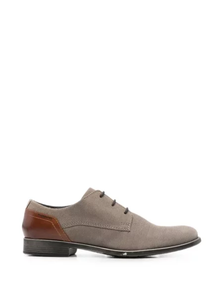 Pantofi derby Bugatti gri