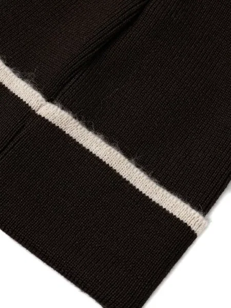Căciulă Moschino cu broderie maro