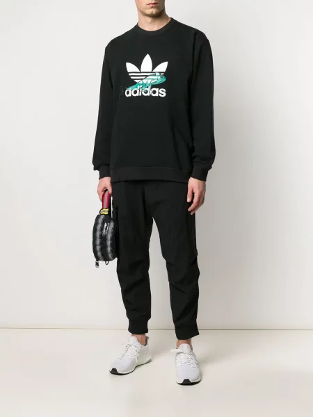 Hanorac Adidas cu imagine negru
