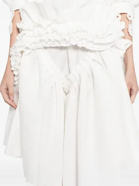 Pantaloni Róisín Pierce alb