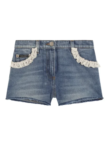 Szorty jeansowe dziecięce Dolce And Gabbana niebieskie