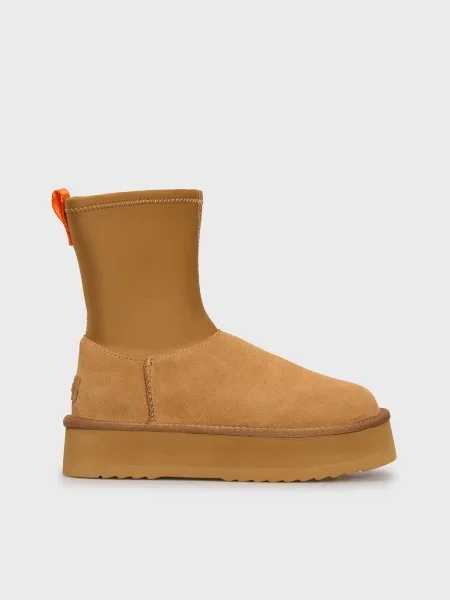 Кожаные сапоги Prpy коричневые