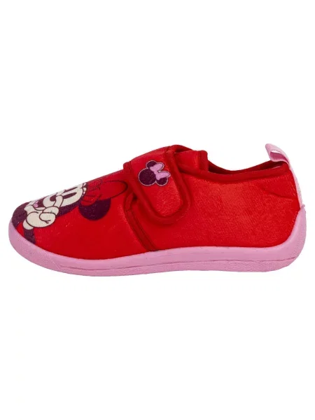 Домашни пантофи Minnie червено