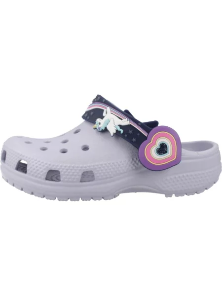 Sandały CROCS CLASSIC LIGHTS Fioletowy czarne