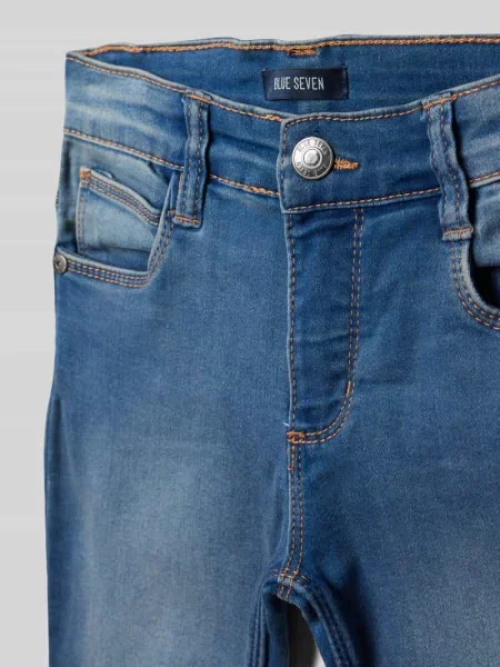 Jeansy o kroju regular fit z 5 Blue Seven niebieskie