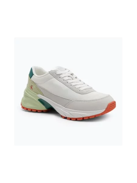Кросівки Calvin Klein Hike Runner Mg Nylon Mix bright white/oyster mushwroom білі