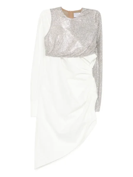 Rochie Giuseppe Di Morabito drapată de costum alb