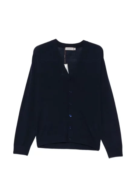 Cardigan Canali de lână albastru