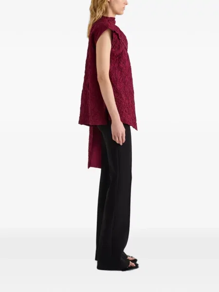 Top Proenza Schouler de mătase roșu