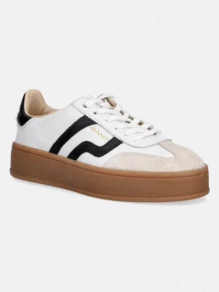 Gant sneakers din piele Cuzmani alb