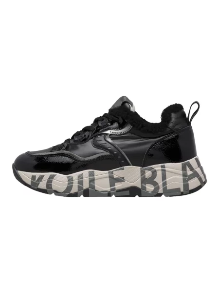 Sneakersy Voile Blanche wełniane czarne