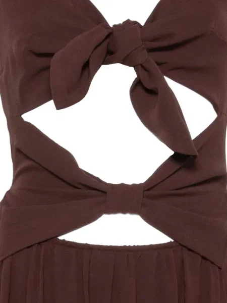 Rochie Raquel Diniz de costum maro