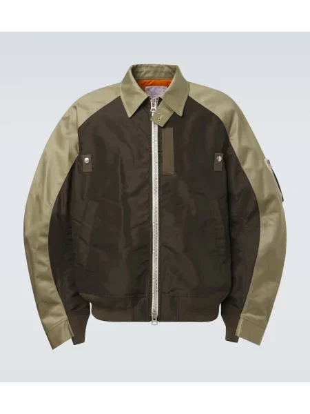 Keprové chinos Sacai hnědé