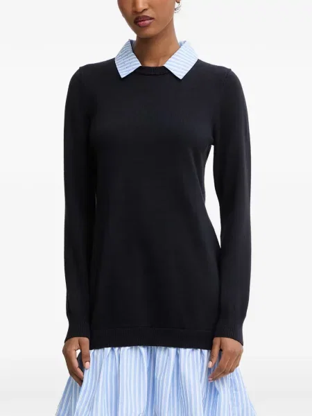 Rochie mini Morgan cu dungi albastru
