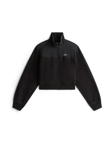 Tommy Jeans Jachetă fleece negru alb