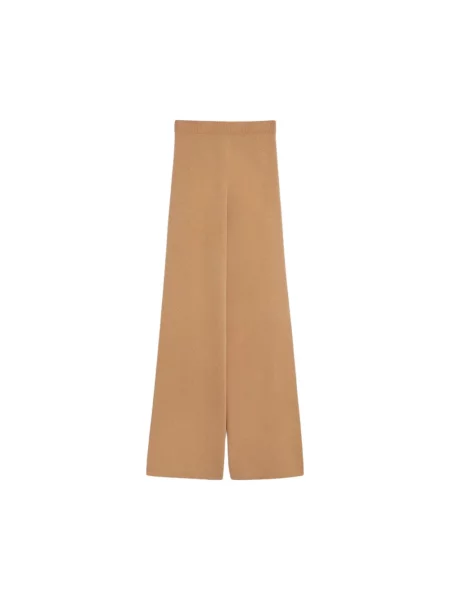 Spodnie Max Mara brązowe