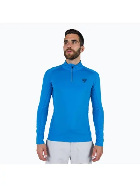 Termo tričko longsleeve Rossignol Classique oversees modré
