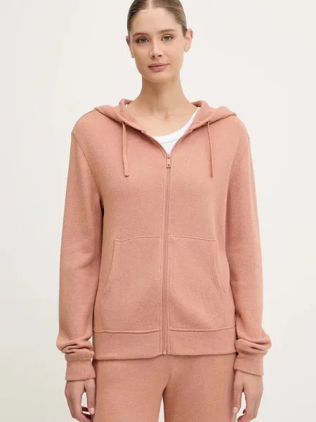 Суичър с качулка Chantelle с качулка оранжево