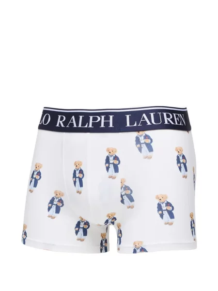 Șosete Polo Ralph Lauren cu autograf alb