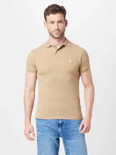 Tricou polo Polo Ralph Lauren bej