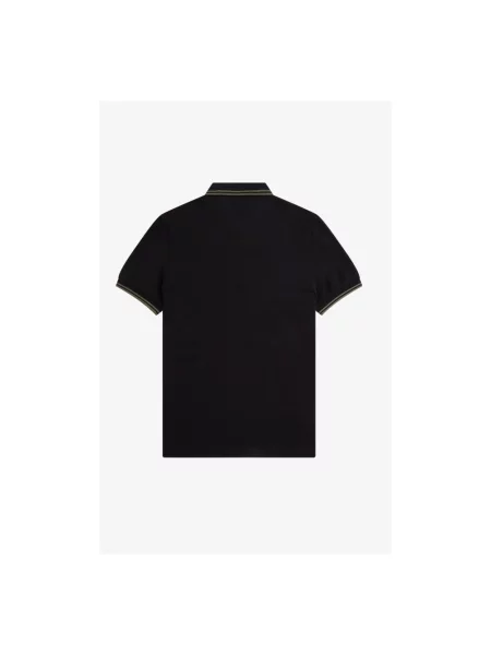 Koszulka polo Fred Perry klasyczna z paskiem czarna