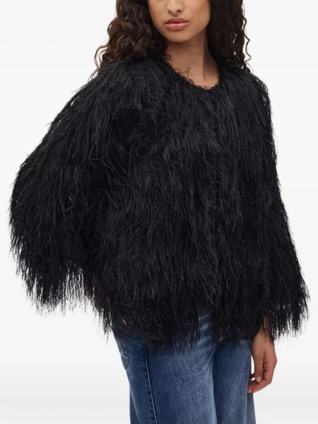 Top Rabens Saloner cu pene negru