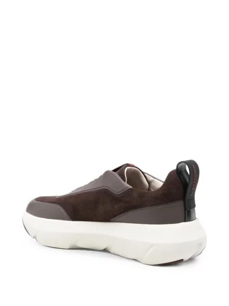 Sneakerși Alexander Smith din piele de căprioară maro