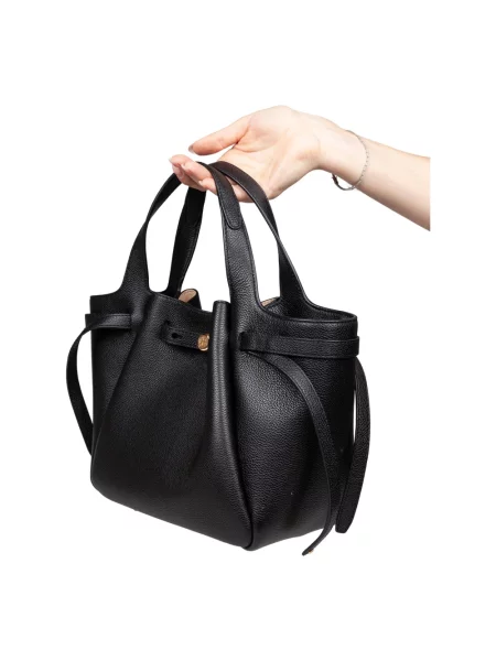 Shopperka Tory Burch z paskiem czarna
