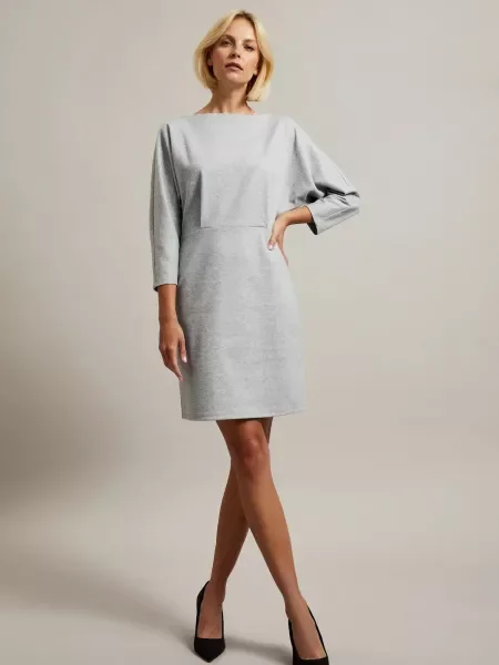 Rochie Moodo de costum gri