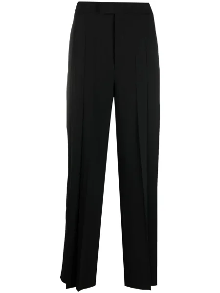 Široké kalhoty Valentino Garavani černé