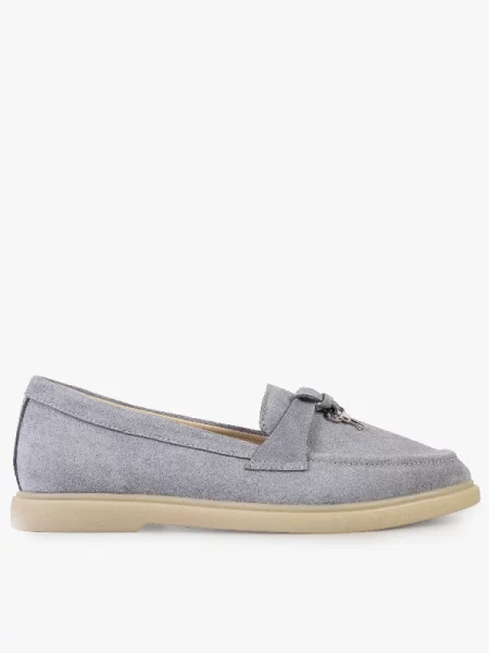 Замшеві Туфлі та лофери ModaMilano сірий