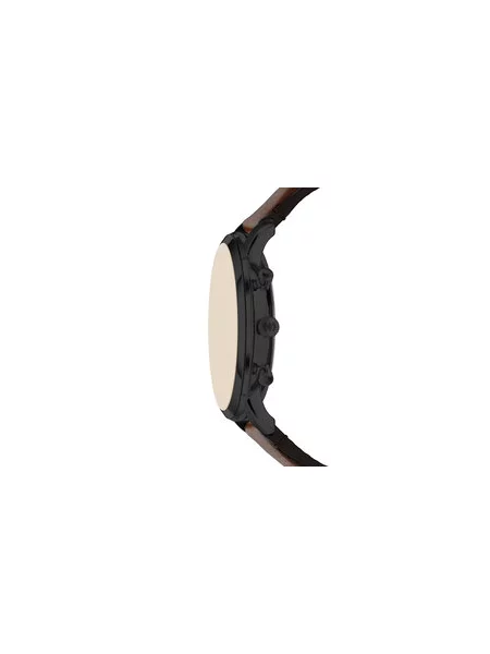 FOSSIL Analógové hodinky NEUTRA čokoládová / čierna hnedá