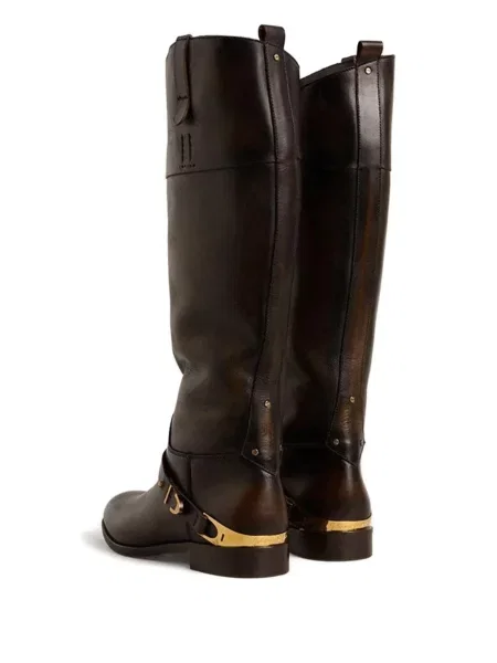 Botine Golden Goose auriu