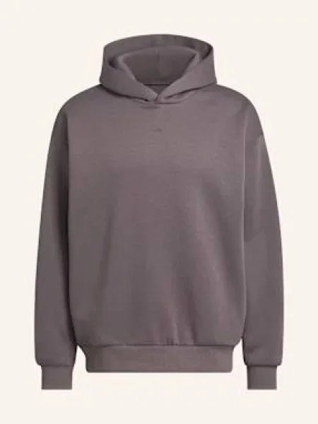 Bluza z kapturem Adidas Originals z kapturem z nadrukiem szara