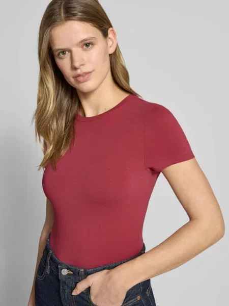 T-shirt o kroju slim fit z mieszanki bawełny Review