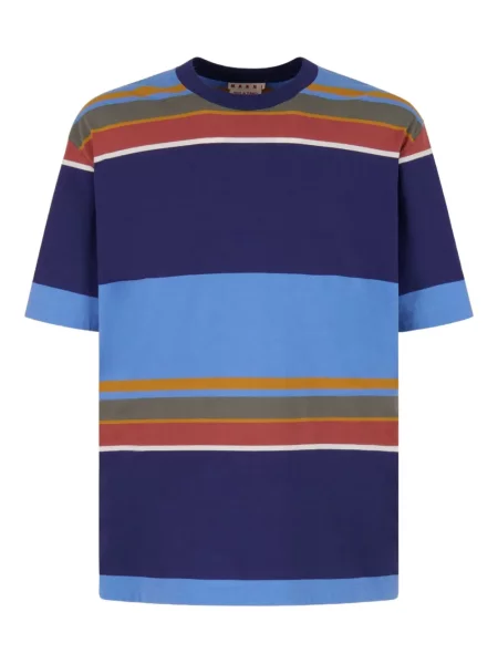 Pruhované tričko Marni modré