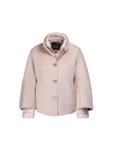 Lniana kurtka Moorer beżowa