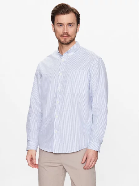 Redefined Rebel Srajca Oxford Svetlo modra