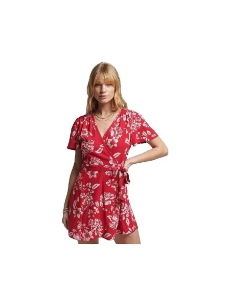 Rochie mini Superdry retro roșu