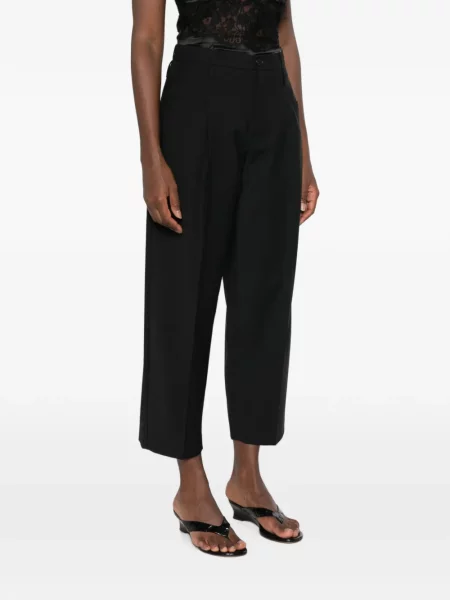 Decupat pantaloni Tela negru